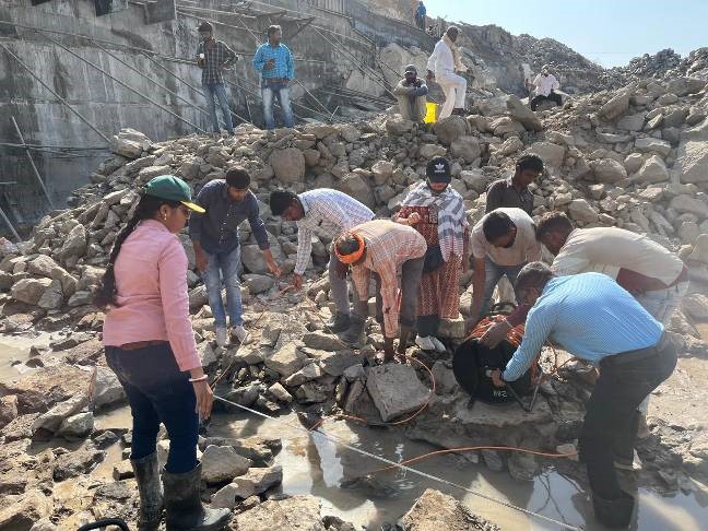                                                                               Electrical Resistivity Imaging (ERI) study for delineation of water saturated zones near dam body
                                                                               