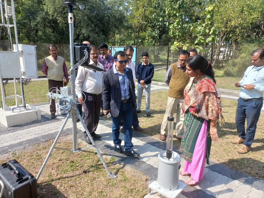                                                                               Visit of AWS site by Joint Secretary, MoJS
                                                                               