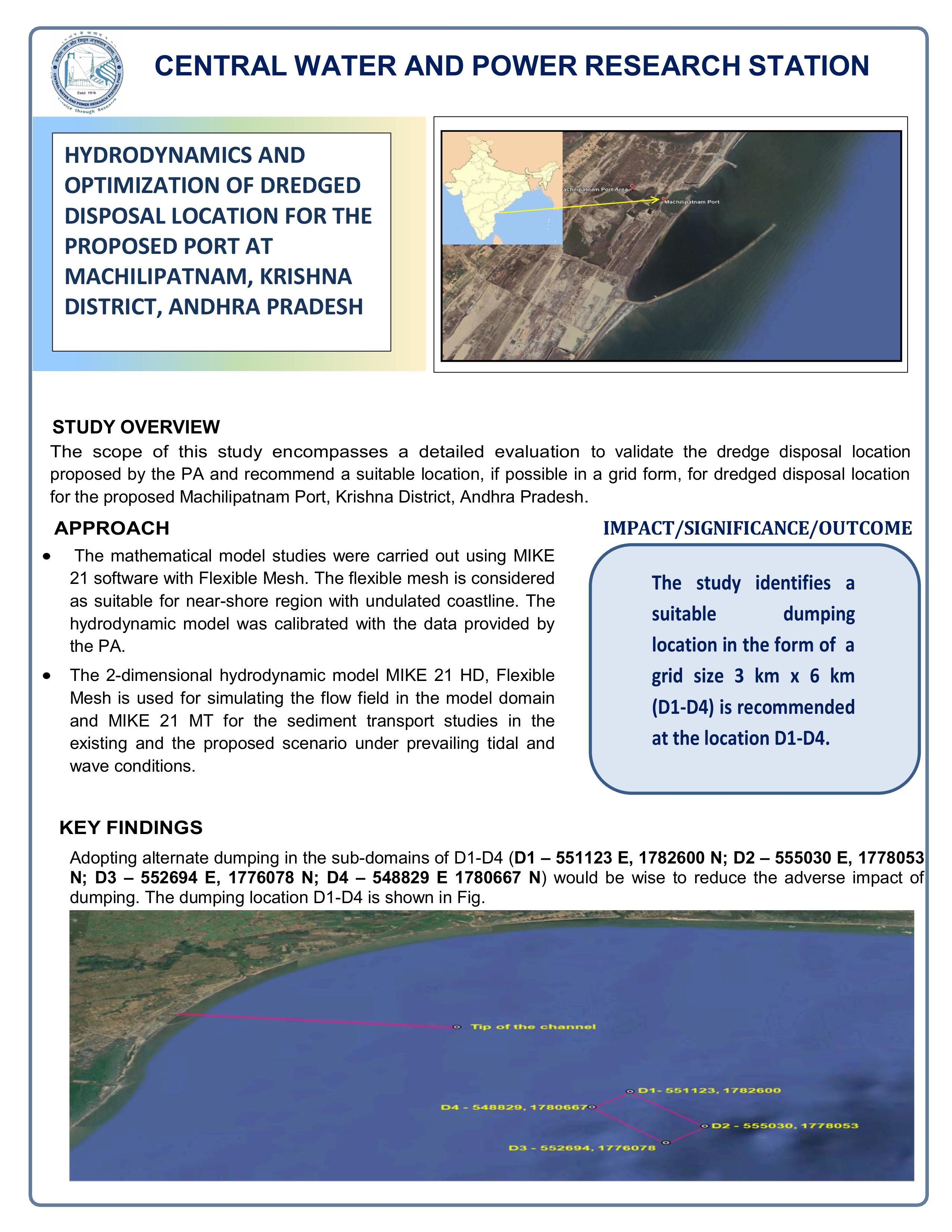                         DREDGED DISPOSAL OPTIMIZATION AT MACHILIPATNAM
                      