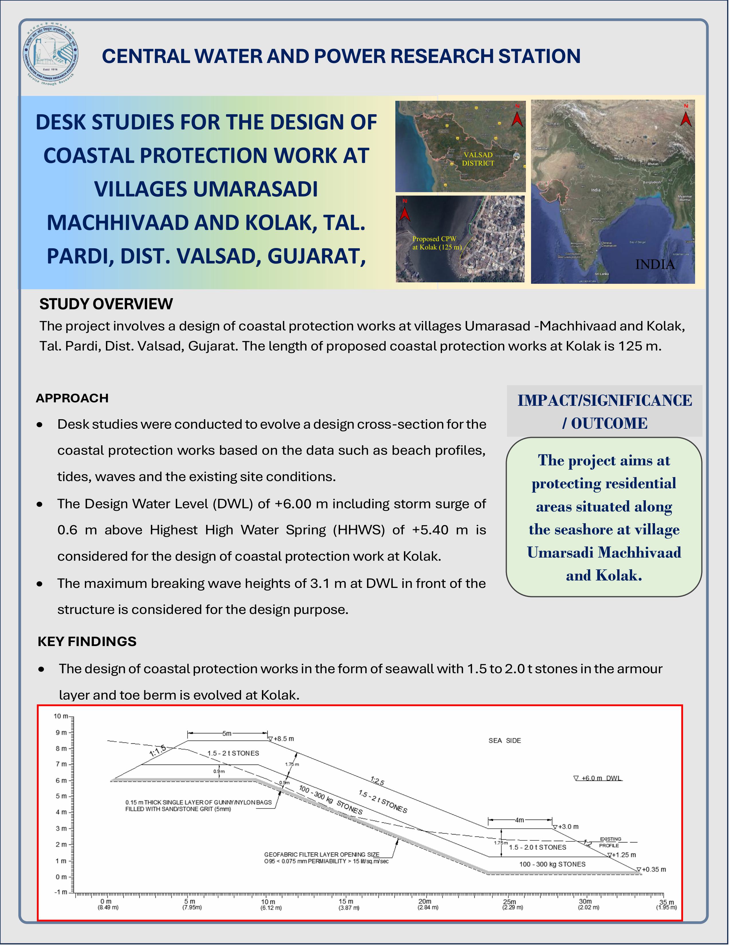                         COASTAL PROTECTION DESIGN FOR UMARASADI
                      